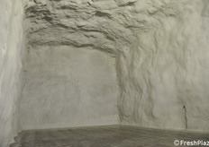 Die Wände werden absichtlich rau gelassen.