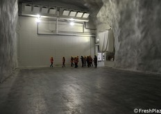 Die Äpfel werden direkt nach der Ernte dort eingelagert, von August bis Ende Oktober.