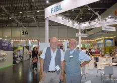 Vorstandsvorsitzender Jürgen Heß und Geschäftsführer Robert Hermanowski vom Forschungsinstitut für biologischen Landbau (FiBL) Deutschland 