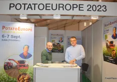 Hans Verstreken und Alain vander Cruys des belgischen Agrarverbandes Fedagrim werden die nächste PotatoEurope im belgischen Tournai veranstalten.