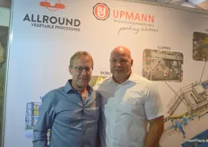 Hans Smit (Allround Vegetable Processing) und Oliver Werner (Upmann Verpackungsmaschinen GmbH) am Gemeinschaftsstand