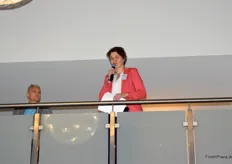 Carolin Grieshop, Geschäftsführerin des Kompetenzzentrums Ökolandbau Niedersachsen (KÖN), begrüßte die 300 Teilnehmenden und wies auf die große Themenvielfalt des Bio-Fachforums sowie die Ausstellung hin.