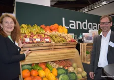 Vertriebsleiterin Petra Schaumberger und Geschäftsführer Albert Fuhs von der Landgard Bio GmbH