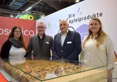 Katharina Gebhardt, Geschäftsführer Jörg Moser, Daniel Stieger und Anna Schuster von biosanica GmbH