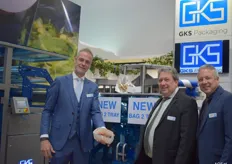 Ivo Geukes, Roland Witvoet und Marlon Hagemans von GKS Packaging, ebenfalls einem Kronen-Partner.