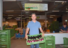 Landwirt Markus Fischer an seinem Stand am Großmarkt