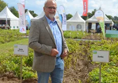 Friedrick Boecker von Agroplanta GmbH. Das Unternehmen hat mit Trillus ein starkes Bodenadditiv entwickelt, das unter anderem im Kartoffel- und Zwiebelbau sehr gute Ergebnisse aufweist.