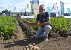 Dirk van Dijken von ZAP präsentierte unter anderem die Anais, eine neue Speisefrühkartoffel, die exklusiv von Weuthen angebaut und vermarktet wird.