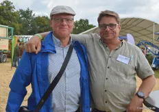 Lüder Böhling von der Heide-Zwiebel AG und Kartoffellandwirt Heiko Martin aus Hessen. 