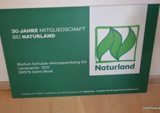 Bereits seit 1992 ist der Betrieb Abenhardt bio-zertifiziert. Das Familienunternehmen ist ebenfalls Gründungsmitglied von Naturland NRW. 