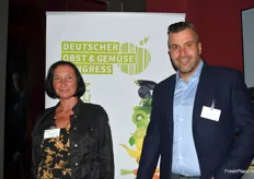 Dr. Sabrina Fontanella (Marketing und Communications Director, Evelina GmbH) und Arno Überbacher (Geschäftsführer, Evelina GmbH)