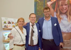 Heidi Goovaerts (Group Sales Director Food Service & QSR) und zwei Kollegen von Ardo aus Belgien