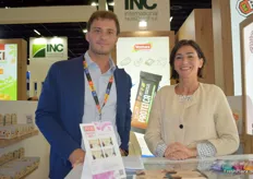 Giovanni Chiappano (Head of International Business Development) und Giulia Solavagione (Junior Product Manager) von Madi Ventura S.p.A.