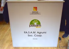 Der Stand von P.A.S.A.M. Agrumi Soc. Coop.
