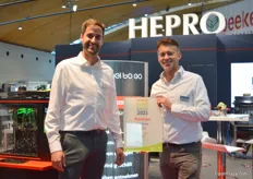 Philipp Haupt und Christoph Wolter von Hepro GmbH gewannen den Innovation Award mit dem Spargel To Go.
