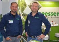 Johan Neessen und Martin Hoffmann von Neessen Erdbeer- und Spargelpflanzen. Das Unternehmen hat sich zum Ziel gesetzt die Aktivitäten am deutschen Markt weiter auszubauen und war deshalb erstmalig mit einem eigenen Stand auf der expoSE vertreten. 