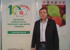 Hr. Petkov vom Bulgarischen Beerenobstverband. Der Dachverband feiert in diesem Jahr das 10-jährige Jubiläum. 