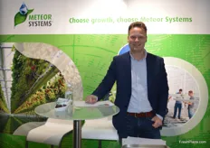Sebastiaan Smeur vom internationalen Gartenbauzulieferer Meteor Systems. 
