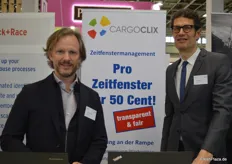 Das zweiköpfige Team von Cargoclix: Johannes Schmidt und Prof. Dr. Victor Meier. Das Freiburger Unternehmen entwickelt Lösungen für durchgängige digitale Prozesse für Hof- und Transportlogistik.
