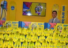 Der Bananenkonzern Chiquita präsentierte u. a. die internationale Aktion Pop by Nature.