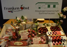 Auch Franken Obst bzw die Absatzgenossenschaft Sommerhausen war am bayerischen Gemeinschaftsstand vertreten. Das Unternehmen mit Sitz in der Fränkischen Schweiz ist vor allem bekannt für seine hochwertigen Süßkirschen.