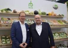Geballte Gemüsekompetenz: Hans-Jörg Elvers, Geschäftsführer der EO Mecklenburger Ernte, Rudolf Behr, Gründer und Geschäftsführer der Behr AG.