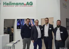 Das Team des Kartoffelkonzerns Heilmann AG: Clemens und Steffen Heilmann, Lukas Schäper und Chris Bastian.