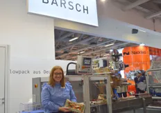 Nadine Barsch vom gleichnamigen Unternehmen zeigte die neueste Generation der Flowpack-Maschinen.