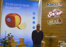 Am Stand der Apfelmarke Kiku war ebenfalls der deutsche Partner Salem Frucht vertreten.