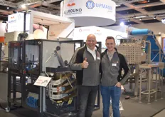 Oliver Werner und Manuel Lürwer von Upmann Verpackungsmaschinen. Speziell für die Lebensmittelbranche wurde vor nunmehr zehn Jahren eine separate GmbH namens Upmann Foodtec gegründet.