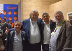 Reginald Jordens und Jose Claure van KÖLLA mit Lieferanten aus Uruguay
