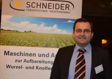 Alexander Rapp von Schneider Fördertechnik war einer der Sponsoren des gelungenen Branchentreffs.