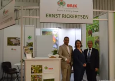Die dreiköpfige Vertretung von Ernst Rickertsen Trockenfrucht Import. Das Unternehmen importiert und vertreibt verschiedenste Nüsse und Trockenfrüchte, aber auch Konzentrate und TK-Obst.