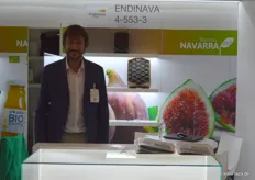 Carlos Menchaca Martinex vom spanischen Unternehmen Endinava. Das Unternehmen mit Sitz in der Anbauregion Navarra beliefert u. a. die deutschen Großmärkte mit Bio-Feigen.