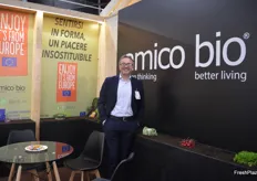 Enrico Amico vom gleichnamigen Bio-Lieferanten aus Italien