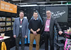 Andy Michael, Sascha Suler und Oliver Engel vertraten das Duisburger Unternehmen BioTropic GmbH.