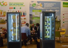 Auch VOG products, Hersteller und Lieferant von Obstprodukten wie Pürees und Säften, war am Südtiroler Gemeinschaftsstand vertreten.