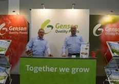 Heiner Lenssen und Marc van Gennip vom niederländischen Jungpflanzenlieferanten Genson