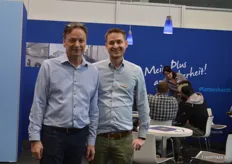 Martin und Marius Wirth am Gemeinschaftsstand der Plattenhardt & Wirth GmbH und Frigotec GmbH