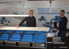Siegwald präsentierte insbesondere die neueste Generation dessen international etablierten Kirschensortierers.