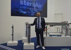 Die Schweizer SterilAir AG entwickelt ein UV-basiertes Entkeimungssystem. Im Bild: Ulrich Gösele-Dworazik