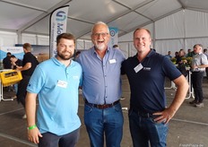 Friedrich Boecker (m) von Agroplanta traf sich u. a. mit zwei Fachkollegen von BASF.