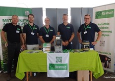 Das internationale Team von Restrain mit Vertretern aus Großbritannien, Polen und Deutschland. Rechts: Andreas Fust, Account Manager Deutschland.