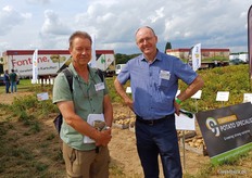 Auch Wallonien war vertreten: Daniel Ryckmans und Pierre Lebrun von fiwap.
