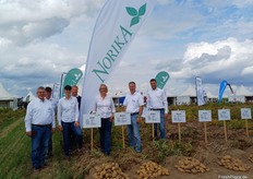 Das Team des Züchtungsunternehmens Norika mit Sitz in Mecklenburg-Vorpommern rückte vor allem das breite Sortenspektrum an Pommeskartoffeln in den Vordergrund.