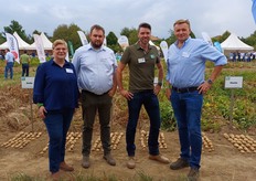 Cathy Malnou von Maison Debarge im Gespräch mit Arne Rehnert (Interseed) und Holger Thiesing (TASC)
