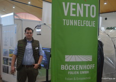 Justin Schulze Icking von Böckenhoff Folien präsentierte u.a. die neue Vento Tunnelfolie.