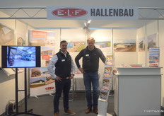 Andreas Fink und Frank Steinbrecher von ELF Hallenbau.