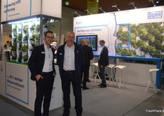 Dürr Systems AG glaubt an die Zukunft des Vertical Farmings, bestätigt Salesmanager Hanjo Hermann (l).