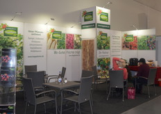 Am Stand der hegeplanta wird der erste Tag ausgeklungen.